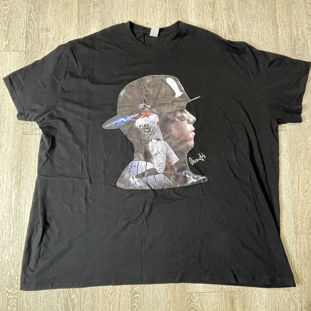 Aaron Judge T Shirt Black Size 5XL New York Yankees